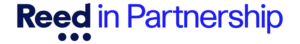 Reed in Partnership logo in blue